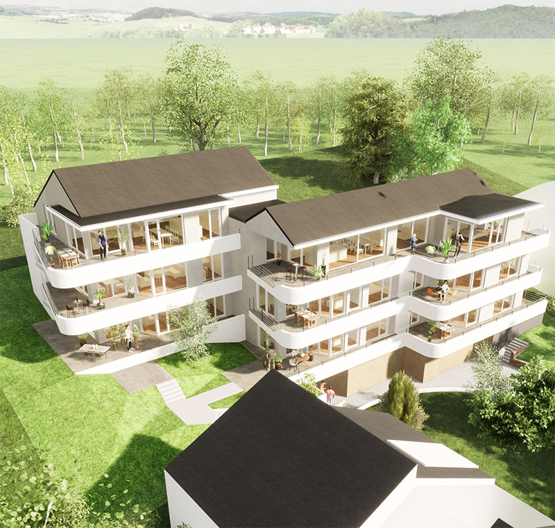 Neubauprojekt im Kirchweinberg Marbach am Neckar